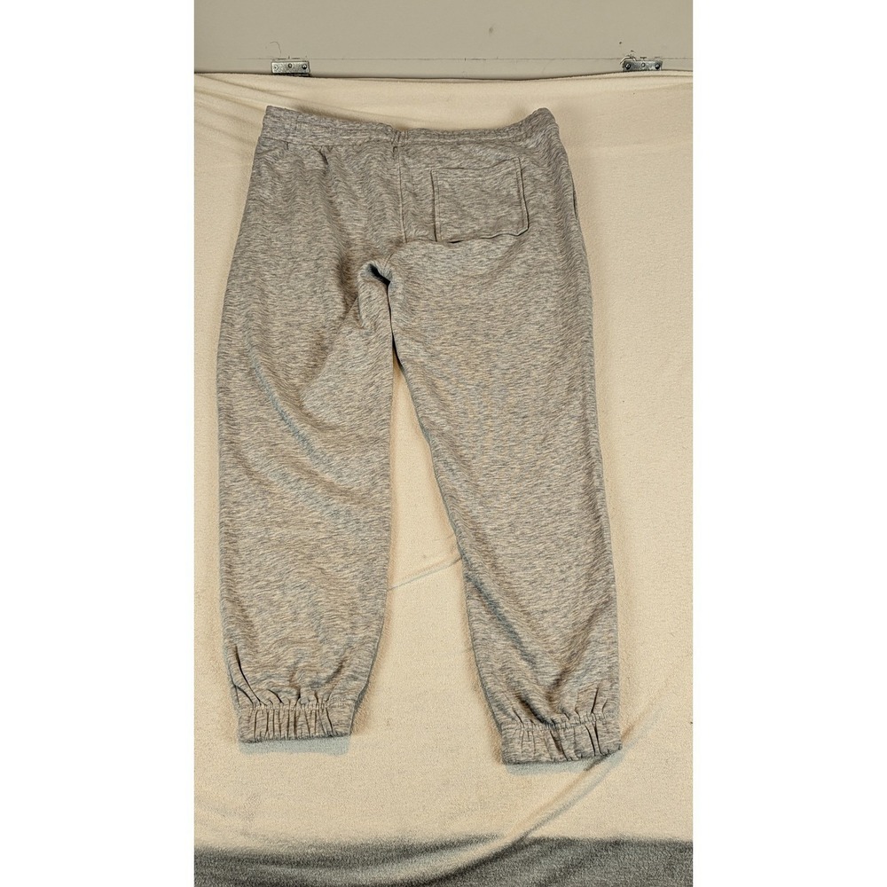 No Boundaries Mens Heathered Grey Fleece Jogger Pants Drawstring Size L 36-38 - Picture 3 of 10